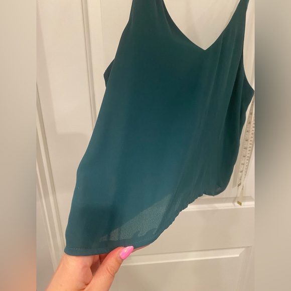 Forest green Twik large crop camisole - Picture 2 of 5